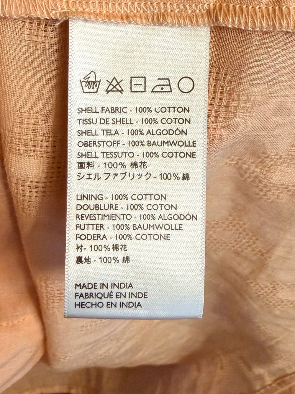 Cleobella 100% Cotton Peasant Long Sleeve Shirt Size Large - Picture 11 of 12